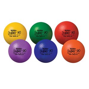 Set of 6 Super90 balls, 3½" (9 cm)