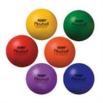 Set of 6 Volley® «PlayBall» Polyurethane-Covered High-Density Foam Balls, 6" (16 cm)