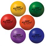 Set of 6 Volley® robust high bounce balls, 7"