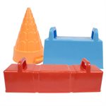 Set of 3 Plastic Snow Castle Molds