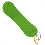 Plastic Snowsled with Rope, Green