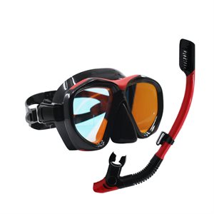 Scaup® «Coral» Pro Series Diving Mask with Snorkel for Adults