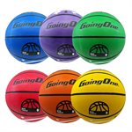 Unicolor Exterior Recreational Rubber Basketball