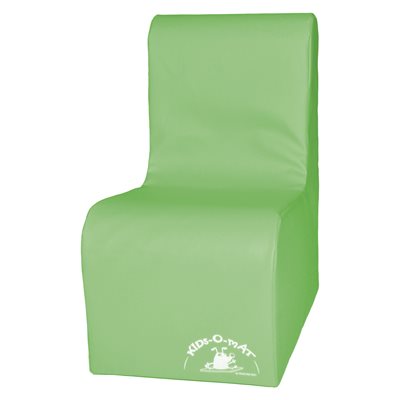 Foam chair for 1 child, light green