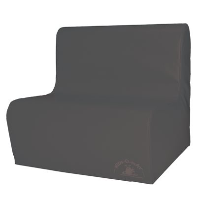 Foam chair for 2 children, black