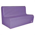 Foam chair for 3 children, purple