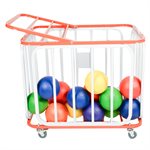 Lockable Aluminum Ball Cage, Capacity of 36 Balls, 37 x 30 x 32" (94 x 76 x 81 cm)