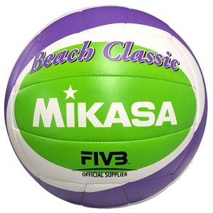 Mikasa Beach Classic volleyball, purple / green