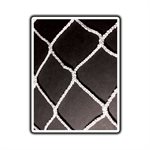 Pair of DOM® Nets for Hockey Goals, Knotless Nylon, 72 x 48"