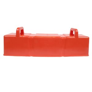 Plastic Double Snow Castle Mold, 18 x 4 x 4" (46 x 10 x 10 cm)