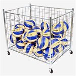 Foldable Steel Ball Cage, Capacity of 36 Balls, 31 x 39,5 x 35,5" (78 x 100 x 90 cm)