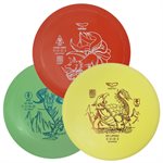 Set of 3 Polymer Disc-Golf Frisbees