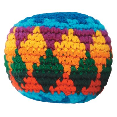 Crocheted Coton Hacky Sack, 2.75" (7 cm)