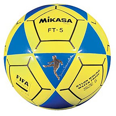 Official footvolley ball, #5, blue / yellow