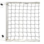 White Pro-Am Volleyball Net of 32' (9.75 m), with Plateena cable of 50' (15.5 m)