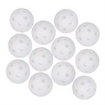 Dozen of Perforated Training Baseballs, 9" (23 cm)