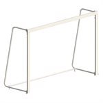 Pair of White Painted Aluminum JUNIOR Handball Goals, 5 x 7' (1.5 x 2 m)