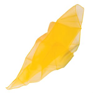Juggling scarf, 26", yellow