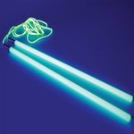 Pair of «Energy Moon» Glow-in-the-Dark Diabolo Handsticks, 12" (30 cm)