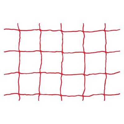 Soccer net, red, 8'x24'x3'x8'