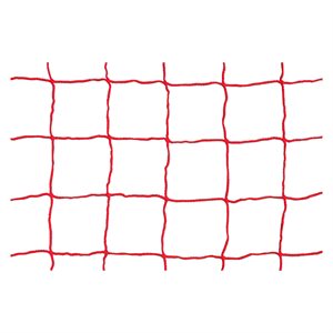 Kwik Goal® Red Net for Senior Soccer Goal, 3 mm, 8' x 24' x 3' x 8'