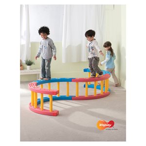 WePlay® «Go-Go Balance Fun» Balance Course Creation Set, Full Circle of 4 Items