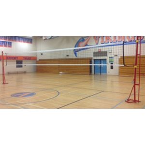 Pair of Volleyball and Badminton Laurentian Athletics® Steel Posts, 2.37" (6 cm)