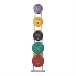 Double-Sided Medicine Ball Storage Rack