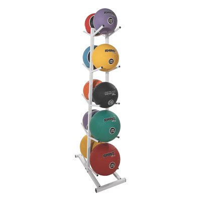 Double-Sided Medicine Ball Storage Rack