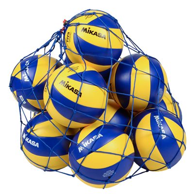 Square mesh bag, 12 balls