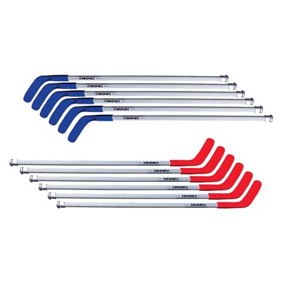 Set of 12 DOM® PRO Hockey Player Sticks, 52” (132 cm)