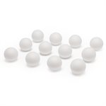 Set of 12 White Lacrosse Training Balls