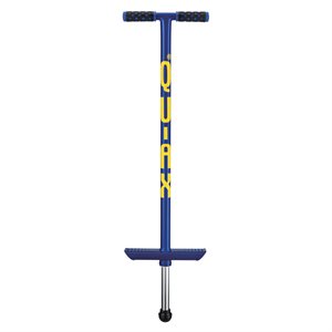 QU-AX® Blue Pogo Stick of 34" (86 cm), Capacity of 110 lb (50 kg)