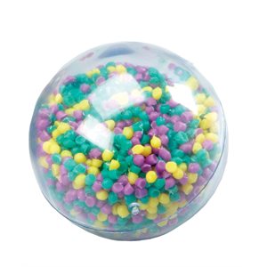 «Squellet» Transparent Vinyl Ball Filled with Pellets