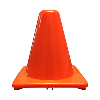 Soft PVC cone, orange