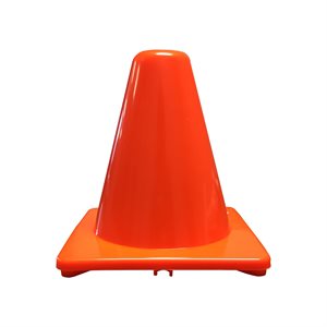 Soft PVC cone, orange