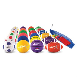 Set of 24 balls, intermediate size