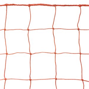 Pair of Orange Nets for Mini-Soccer Goals, 3 mm, 5' x 8' x 2' x 4'