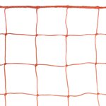 Pair of Orange Nets for Senior Soccer Goals, 3 mm, 8' x 24' x 4' x 10'