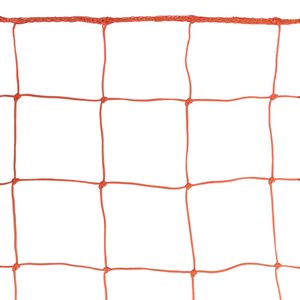 Pair of Orange Nets for Senior Soccer Goals, 3 mm, 8' x 24' x 4' x 10'