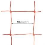 Pair of Orange Nets for Junior Soccer Goals, 3 mm, 6.5' x 18' x 4' x 10'