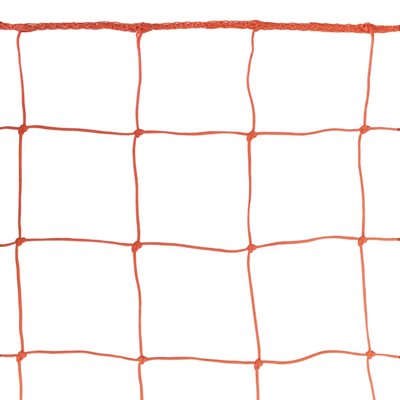 Pair of Orange Nets for Junior Soccer Goals, 3 mm, 6.5' x 18' x 4' x 10'