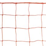 Pair of Orange Nets for Junior Soccer Goals, 3 mm, 6.5' x 18' x 4' x 10'