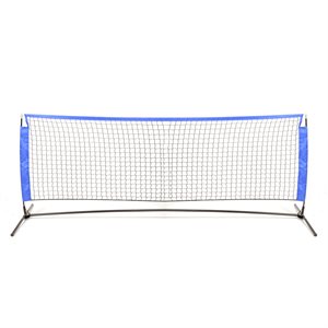 Portable soccer / tennis net and poles set, 10'