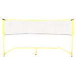 Portable Aluminum Tennis and Volleyball Net Set with Carrying Bag, 18' (5.49 m)