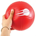 6 inflatable soft rubber volleyballs