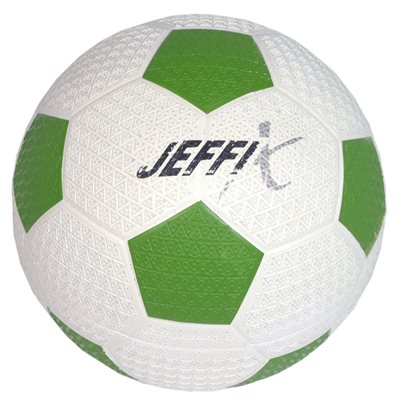 Resistant rubber soccer ball