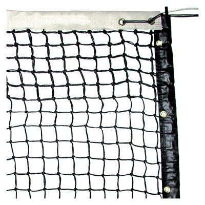 Braided Polyethylene Tennis Net, 3.5 mm, 42' (12.8 m)