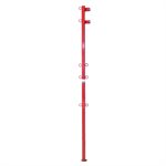 Poteau de volleyball central double de 4,8 cm (1,9")