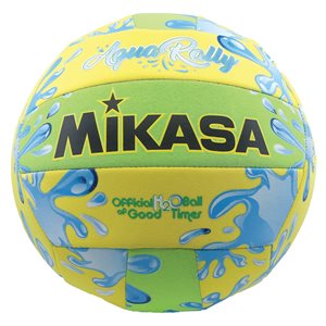 Yellow and Green Mikasa® «Aqua Rally» Water Resistant Recreational Volleyball